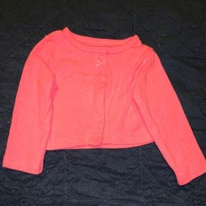 Baby girl pink sweater